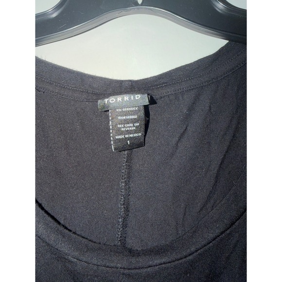 Torrid Black Graphic T Shirt I Work Hard So My Dog Can Have A Better Life Size 1 - Picture 3 of 6